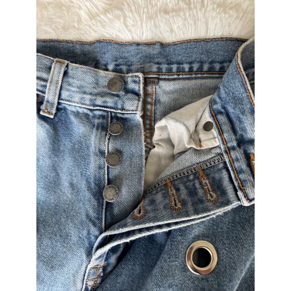 Carmar Emelia Jeans Ring Gia Non-Stretch Distressed Grommet - Picture 11 of 12